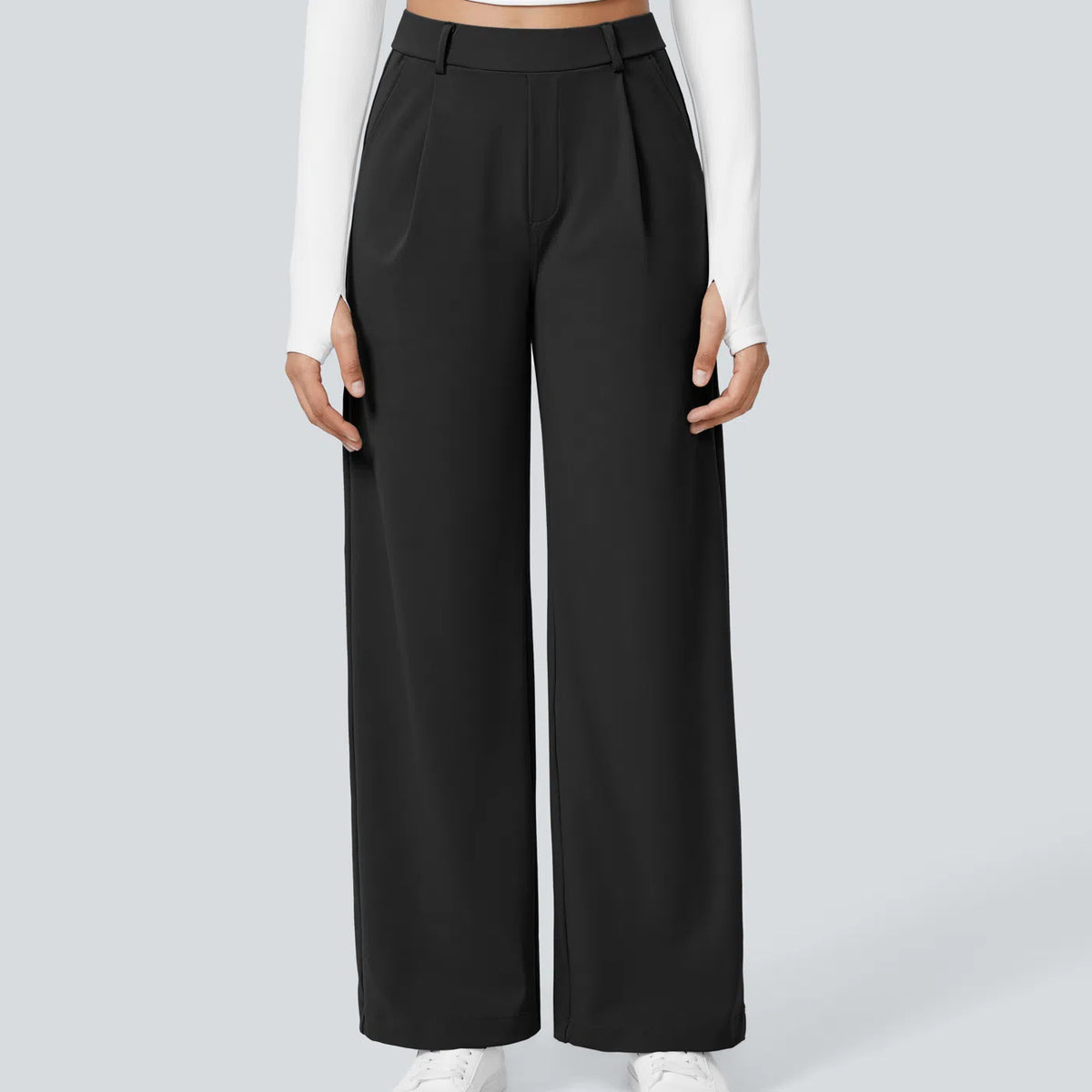 Tailored Ease Wide-Leg Trousers