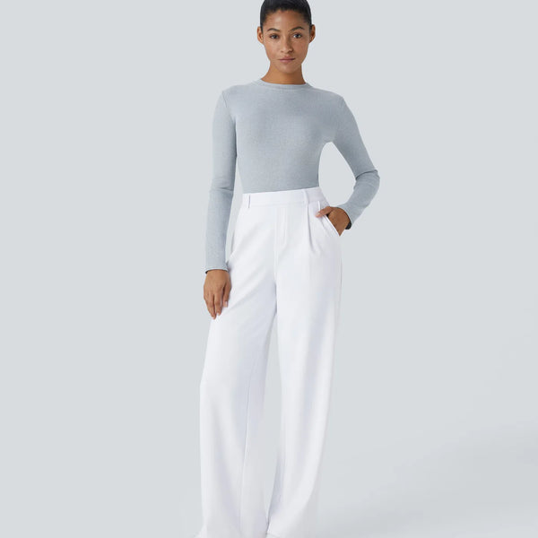 Tailored Ease Wide-Leg Trousers