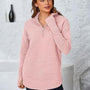 Refined Ribbed Half-Zip Tunic