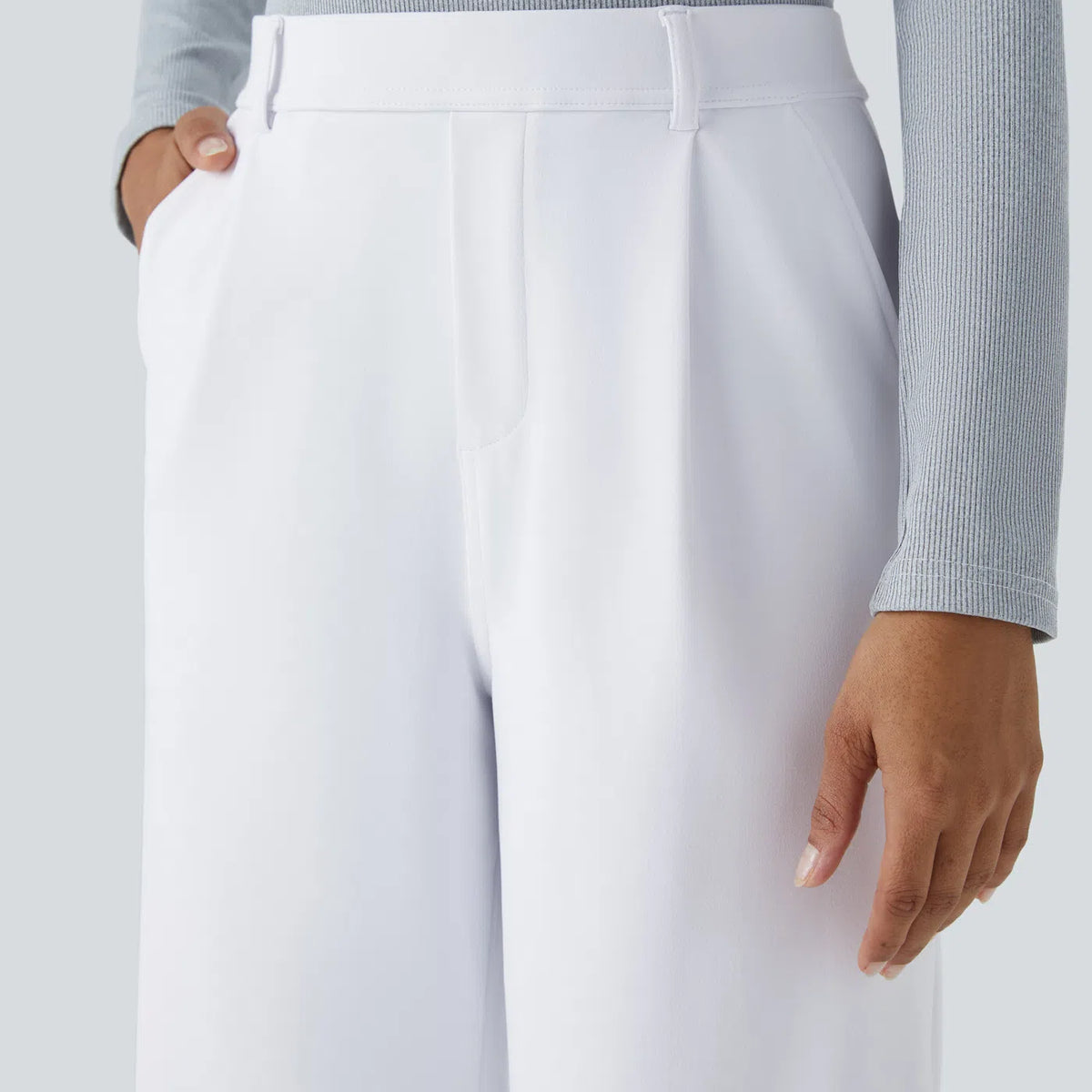 Tailored Ease Wide-Leg Trousers