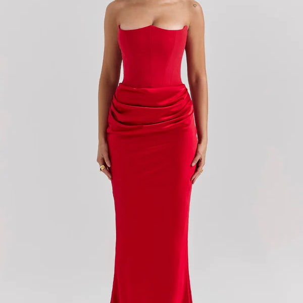 The Sculpted Grace Gown