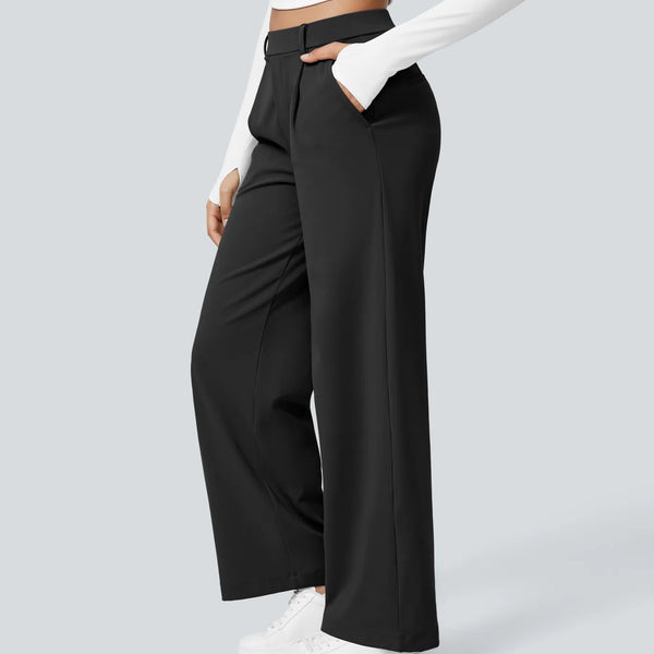 Tailored Ease Wide-Leg Trousers