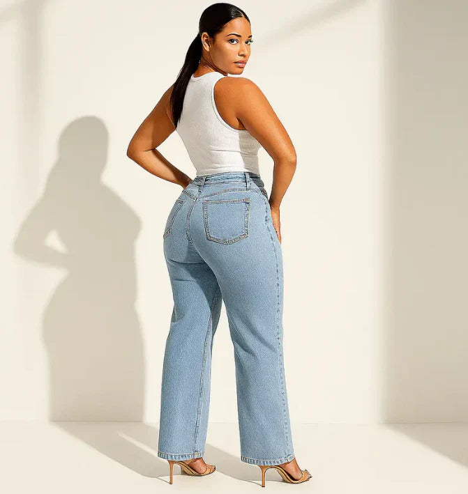 Pure Sculpt Straight Jeans
