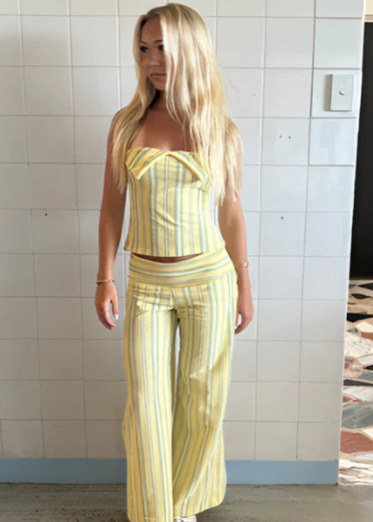 Striped Two-Piece Set