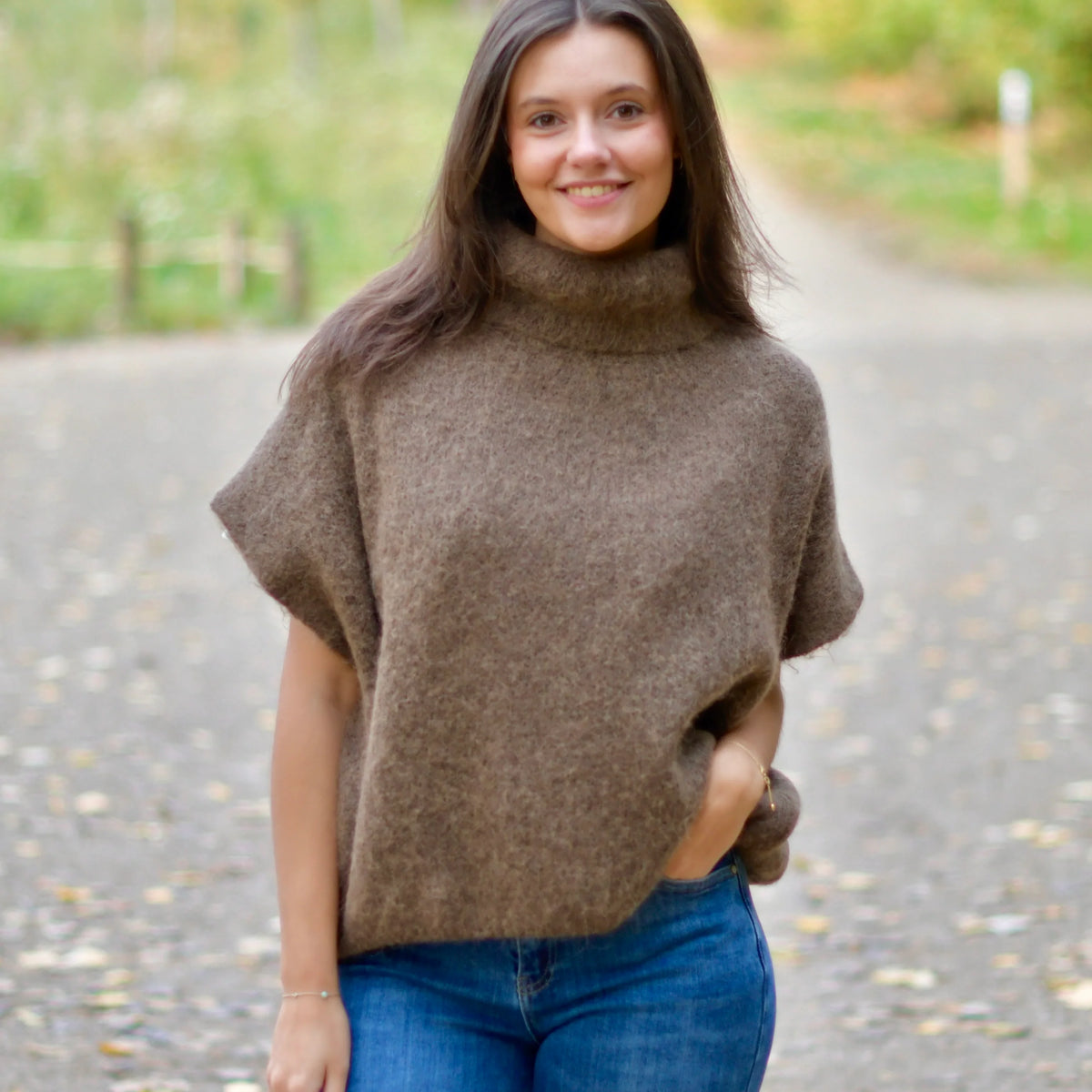 The Essential Turtleneck Poncho