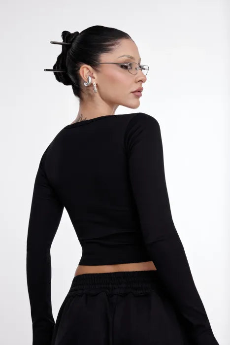 Second Skin Long-Sleeve Top