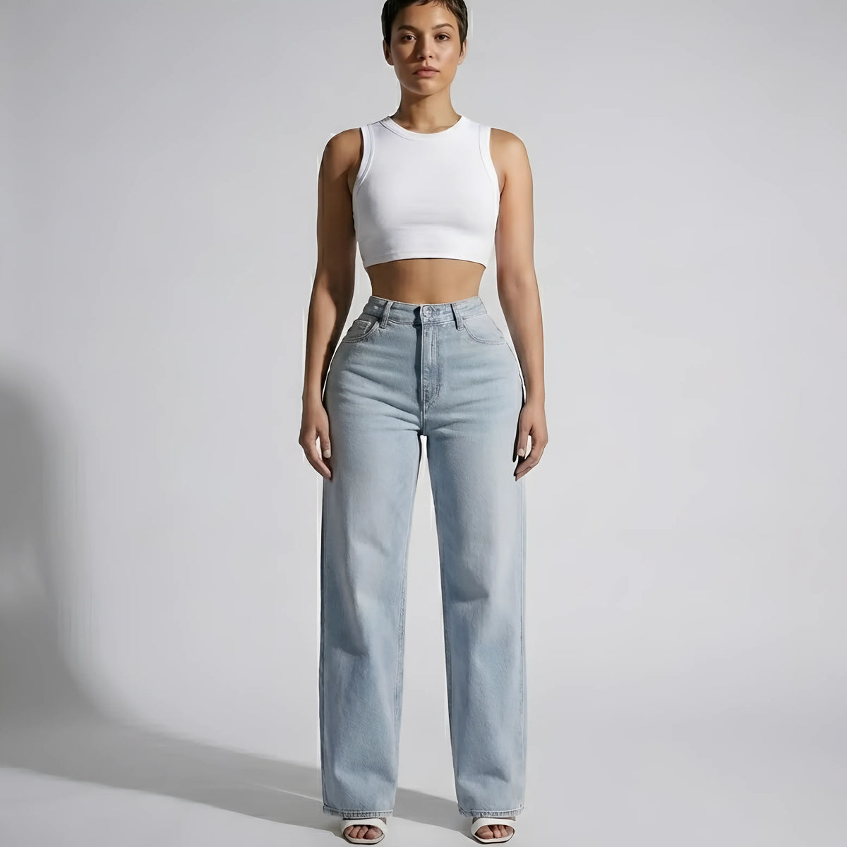 Pure Sculpt Straight Jeans