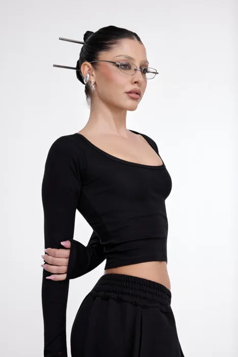 Second Skin Long-Sleeve Top