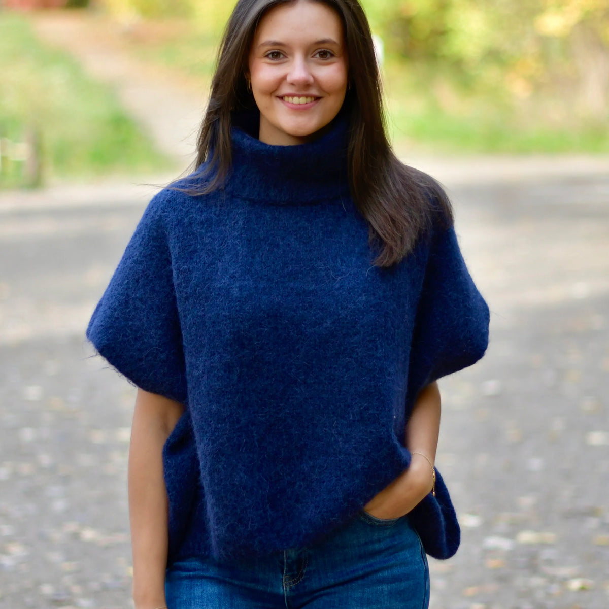 The Essential Turtleneck Poncho